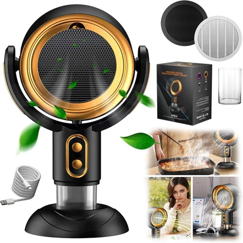 Portable smoke purifier - purifier, fan