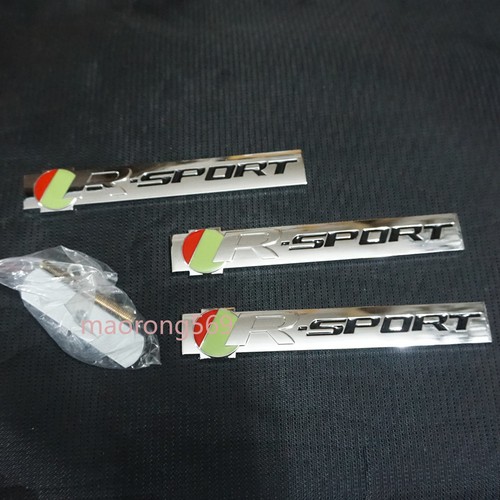 Silver big chrome sport - silver, r-sport