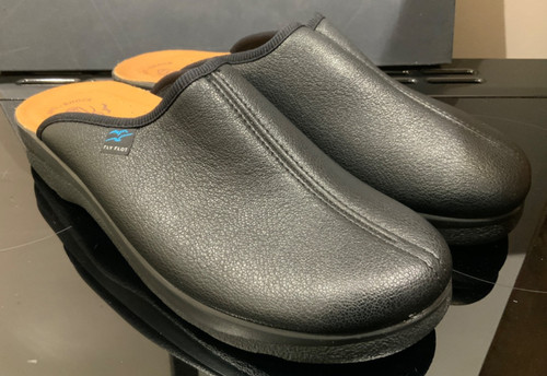Fly flot black mule slippers - fly,