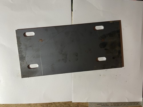 Weld engine mount plate for - mount,