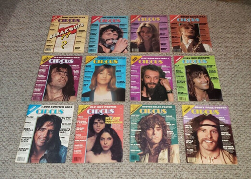 Circus vintage music magazines - vintage,