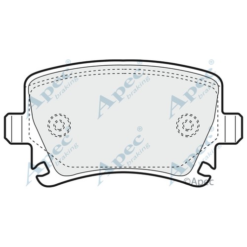 Brake pads set - brake, for