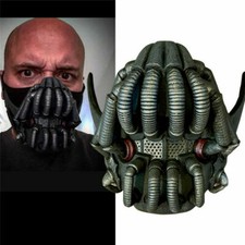 Bane Mask Cosplay Costume Props The Dark Knight Rises Halloween Mens Latex Mask