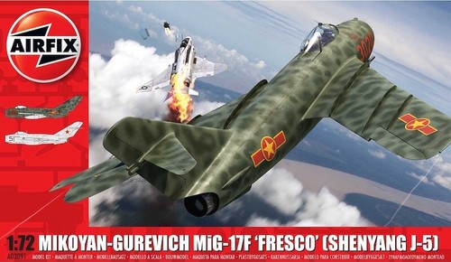 Airfix mikoyan mig - 1/72, mig-17f
