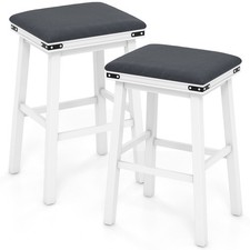 76CM Upholstered Bar Stool Set