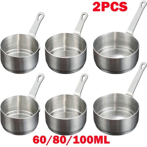 Silver mini pot frying - silver,