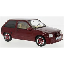 Model Car Group 1:18 Scale Opel Corsa A Custom - Dark Red 1983 LHD