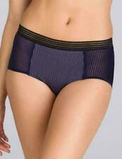 Playtex Smoking Chic Short Brief Navy Blue Black Size XXL 18 2XL Knickers P06TX