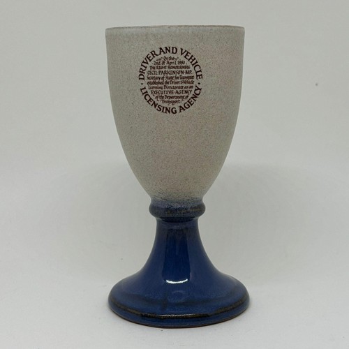 Vintage ceramic goblet - vintage,