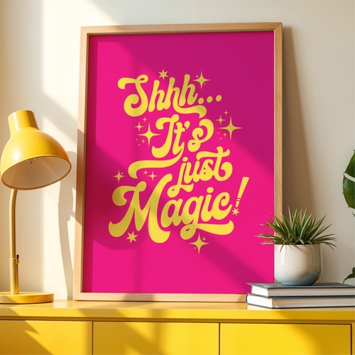 Shhh s just - it's, print