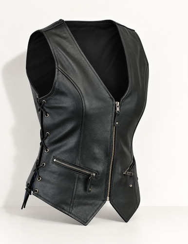 Women classic biker genuine - classic,