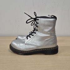 Dr Martens 1460 Y Silver Croc