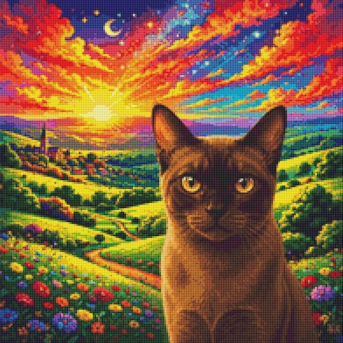 Burmese kitten cat - burmese,