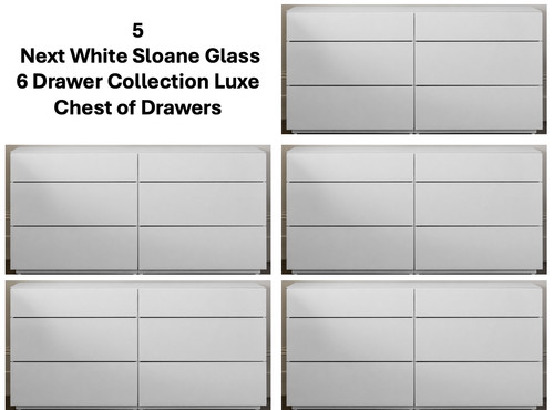 Next white sloane glass 6 - 5,