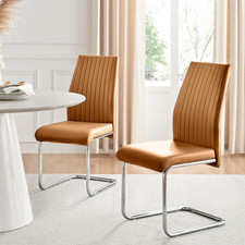Lorenzo tan leather cantilever - tan,