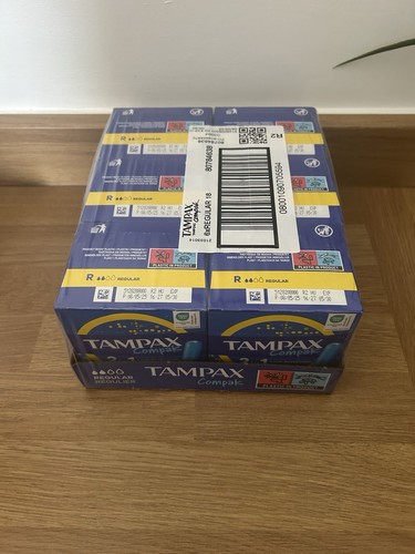 Tampax regular tampons - tampax, boxes