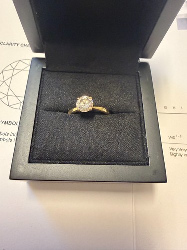 Diamond engagement ring - diamond,