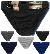 Mens Classic Sports Soft Cotton Underwear Ribbed Slips Briefs Pants Size S -XXL 