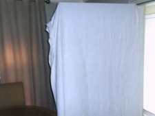 tcm off white bed throw cotton fine ribbed pattern 240 x 280cm