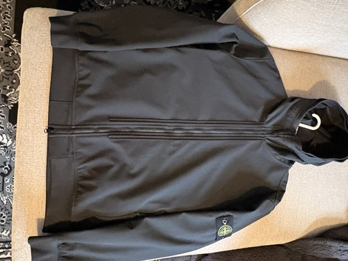 Stone island black soft shell - black,