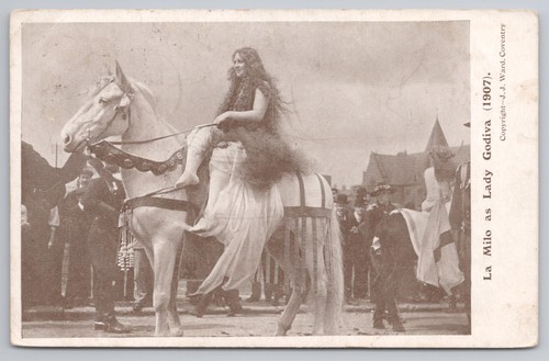 Postcard antique horse milo - la,