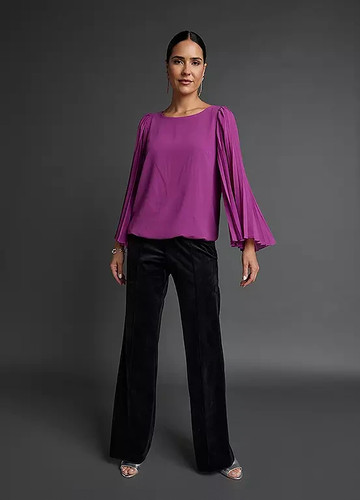 Kaleidoscope magenta pleat - kaleidoscope,