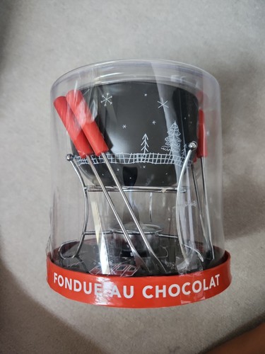Chocolate fondue set - with, tea