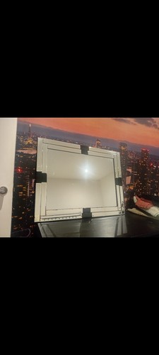 Wall mirror glass framed - mirror,