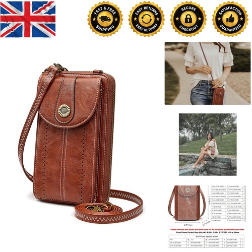 Chic brown crossbody - crossbody, phone