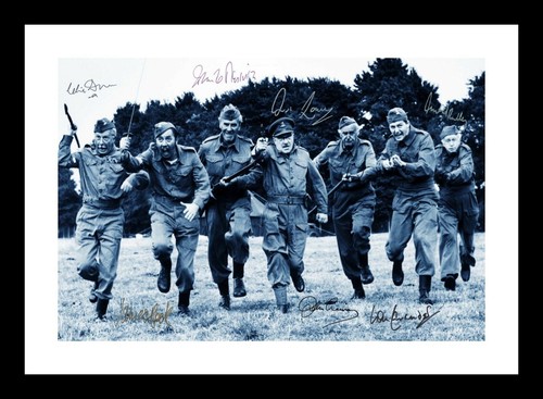 Dad army cast autographed - army,