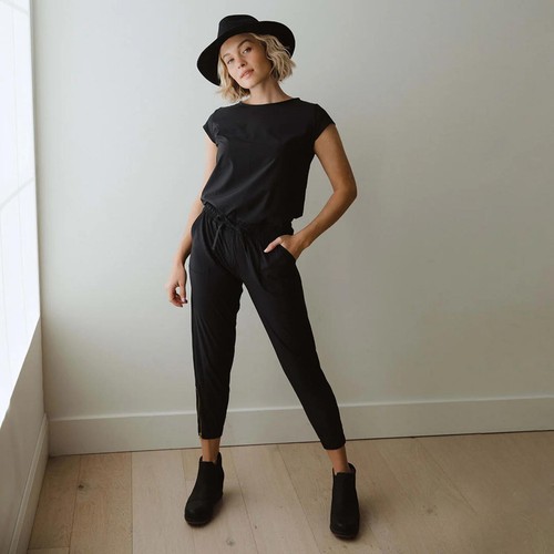 Albion black jumpsuit - black,