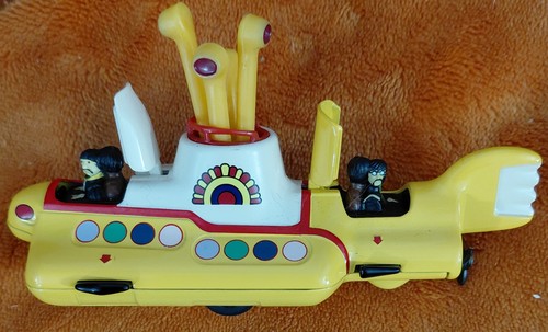 Yellow submarine corgi toy - submarine,