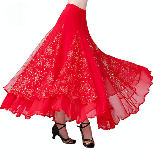 Ladies ballroom skirt - ballroom,