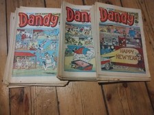 The Dandy Comic Near Full Year  49 issues 1981
