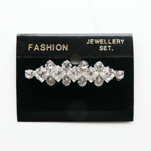 Diamante brooch large - diamante,