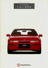 Vauxhall Calibra 1993-1994 UK Market Sales Brochure 2.0i 16v 2.5 V6 Turbo 4x4