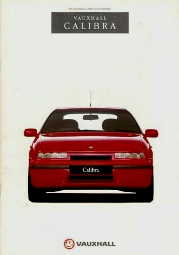 Vauxhall calibra 1993 1994 - vauxhall, 1993-1994