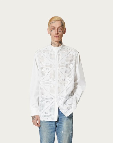 Valentino mandarin collar - mandarin,