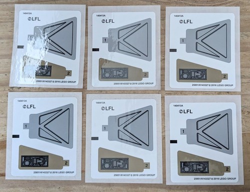 Lego replacement sticker - -, 6x