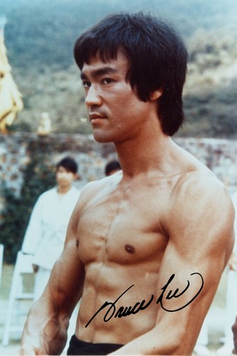 Bruce lee signed 6x4 - signed, autograph