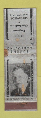 Matchbook cover eugene - cover,