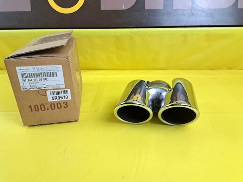 Chrome tailpipe porsche - tailpipe, 997