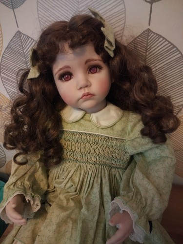 Large porcelain doll - large,
