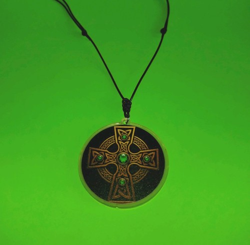 Celtic cross necklace - celtic,