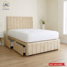 Divan Panel Bed 20" Padded