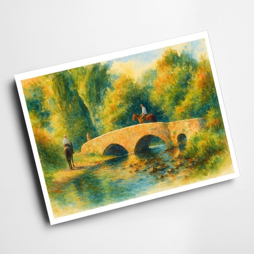 Print packhorse bridge - packhorse,