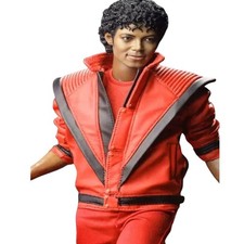 Michael Jackson Thriller Men's Red Leather Jacket