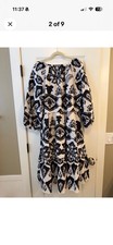 Chicos Black and White Boho