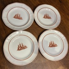 Flying Cloud 1851. Side Plates X 4 15.5 Cm Wedgwood.