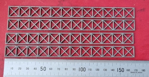 Model railway lattice bridge - model,